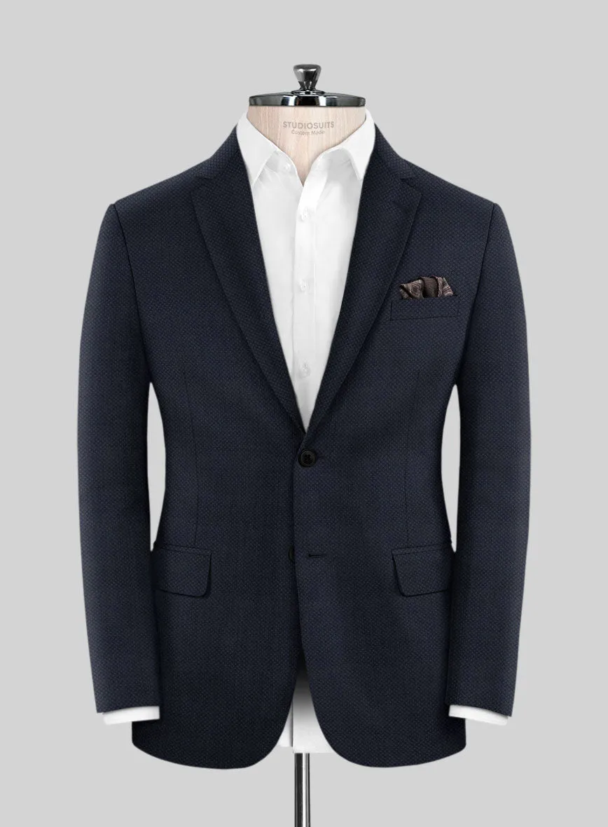 Scabal Drian Blue Wool Jacket