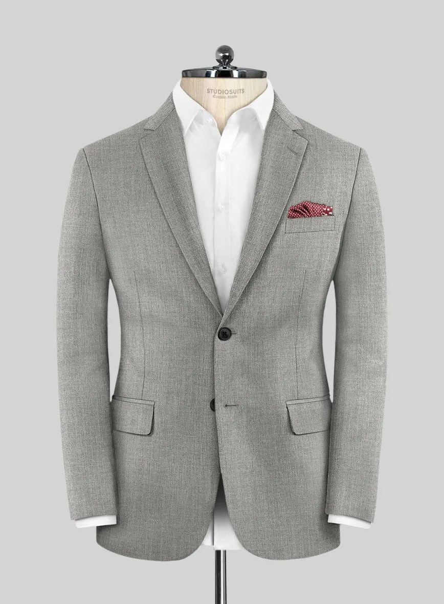 Scabal Londoner Light Gray Wool Jacket