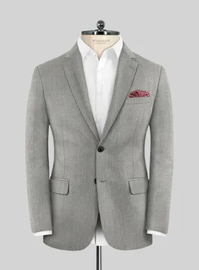 Scabal Londoner Light Gray Wool Jacket