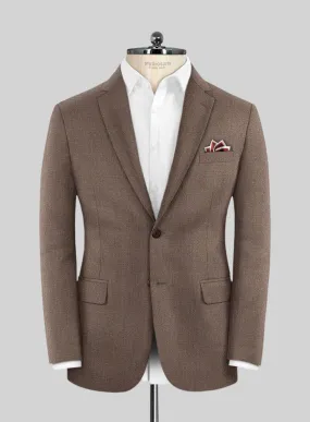 Scabal Walnut Brown Wool Jacket