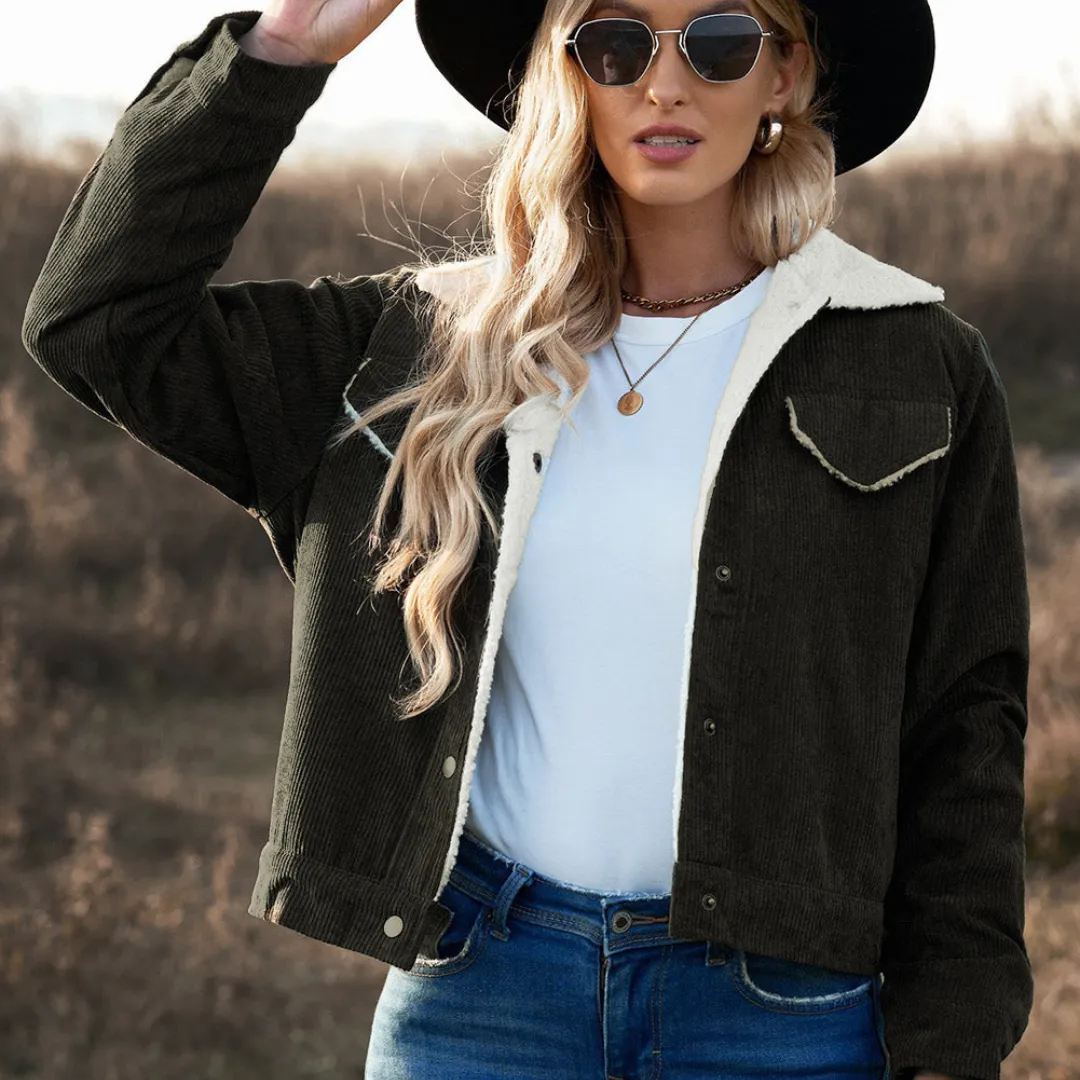 Shelly Lined Corduroy Jacket