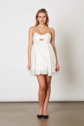 Shimmer Babydoll Tie Back Dress