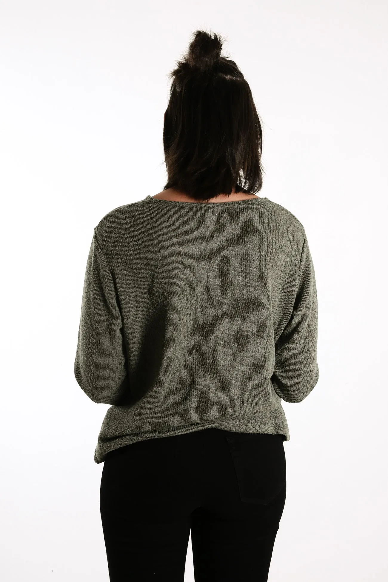 Sinagra Long Sleeve Top Dark Slate