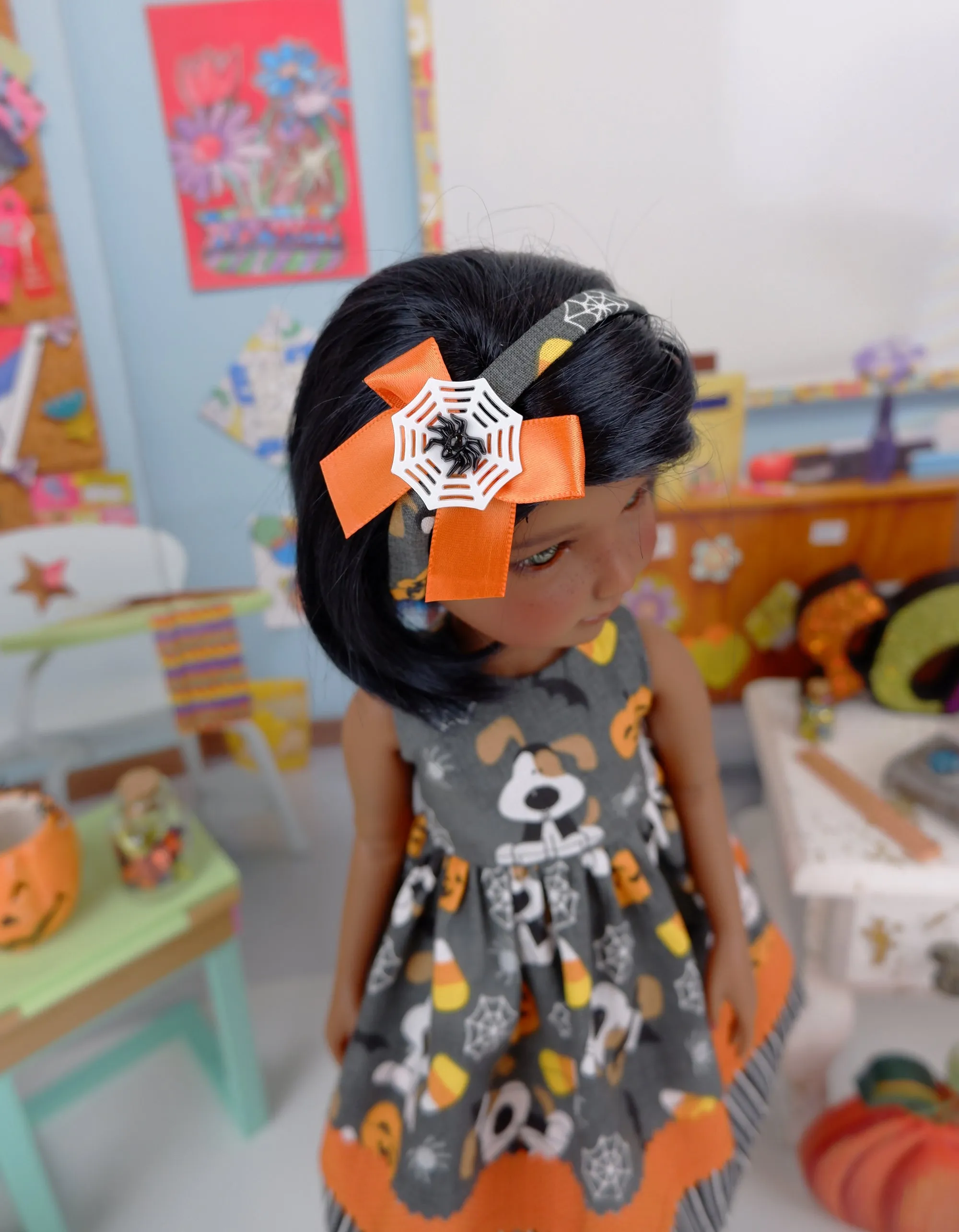 Spooky Pup - dress with shoes for Ruby Red Fashion Friends doll