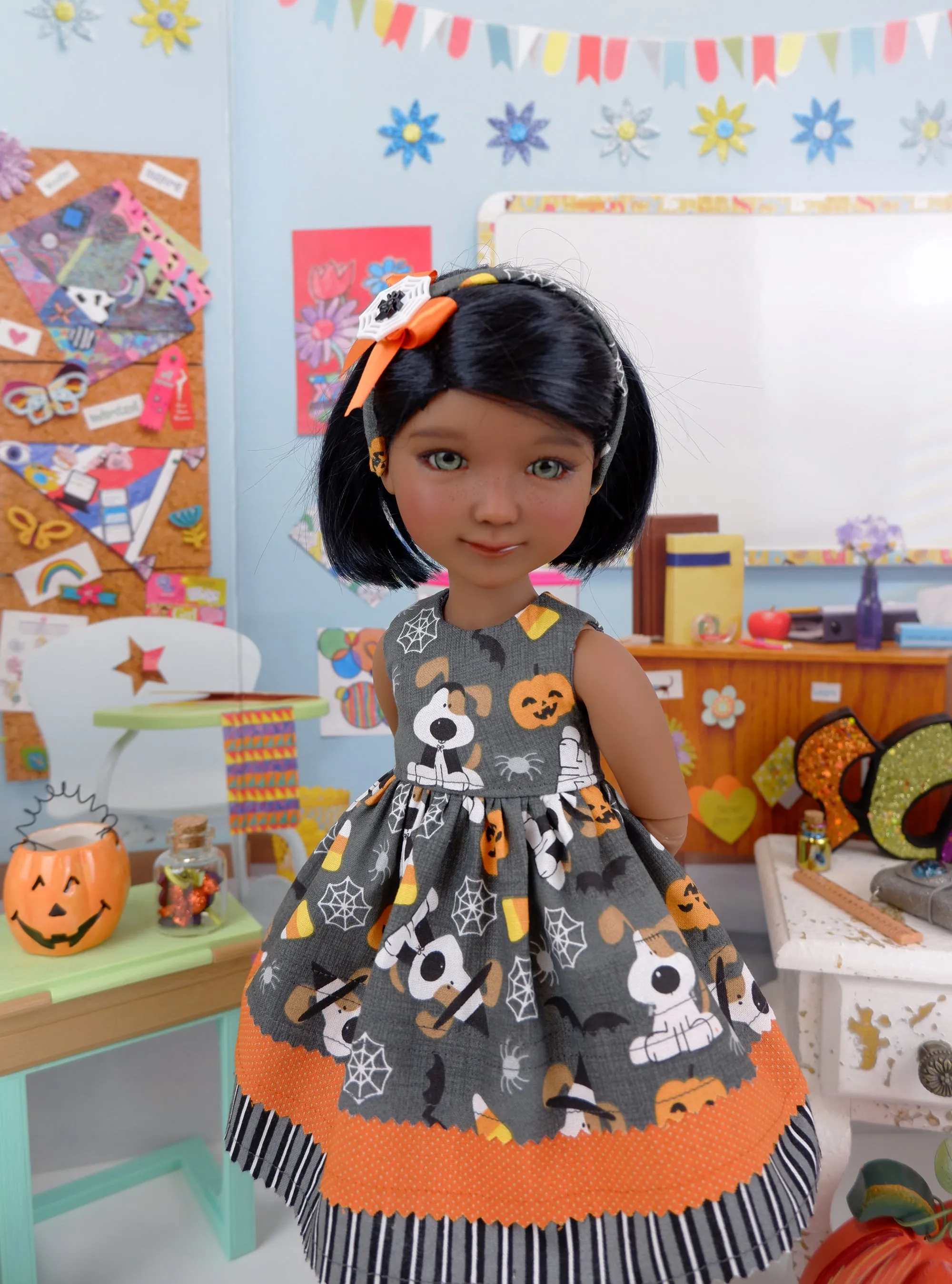 Spooky Pup - dress with shoes for Ruby Red Fashion Friends doll