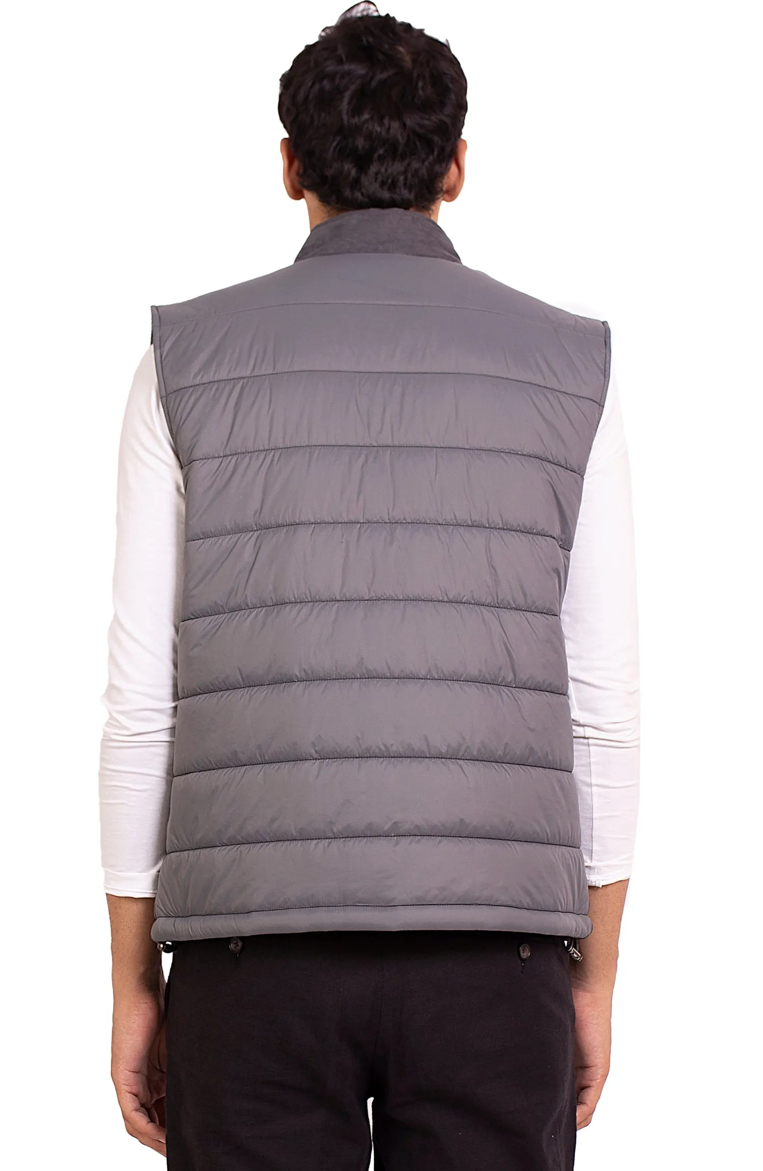 Suede Padded Vests