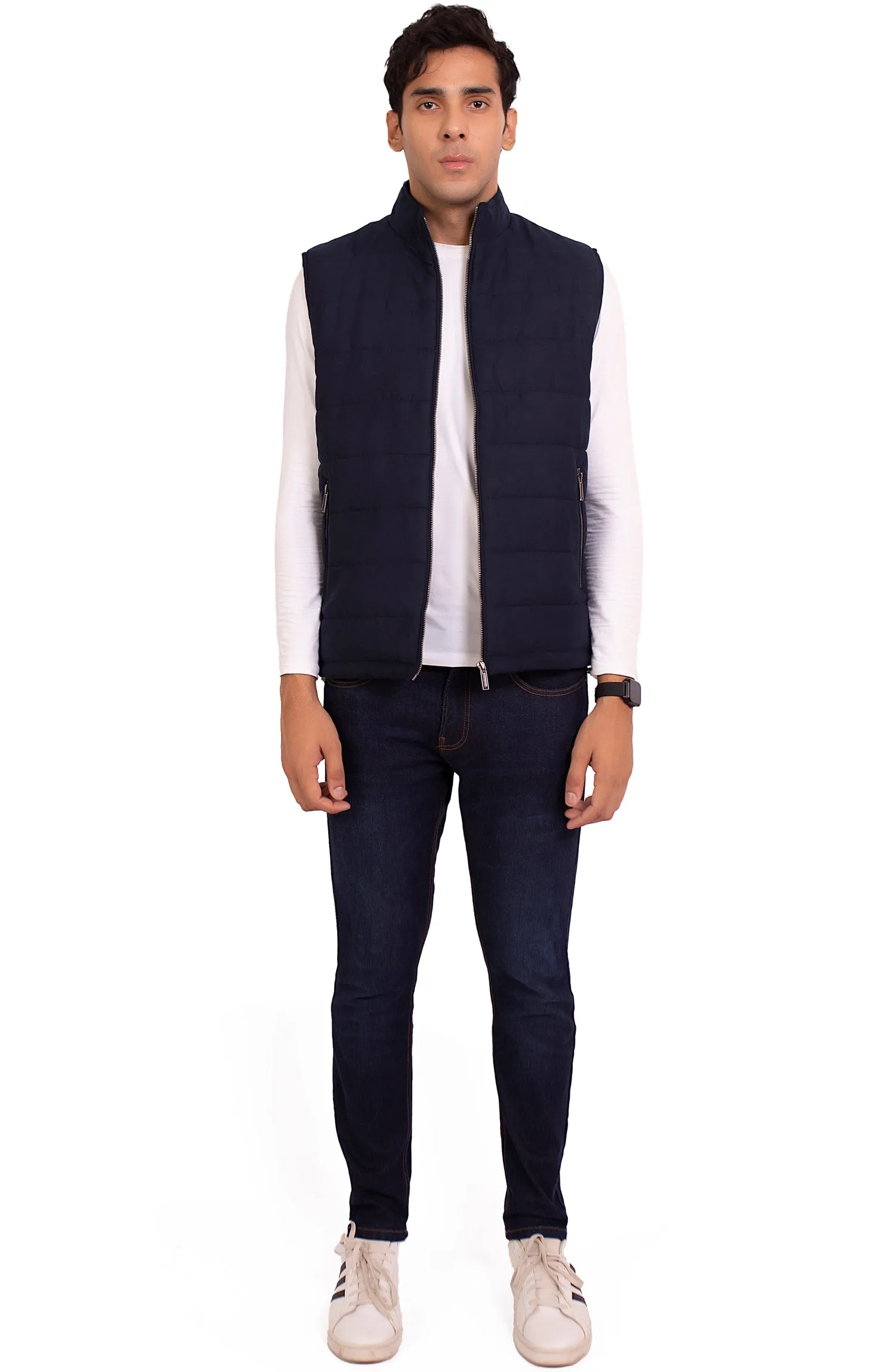 Suede Padded Vests