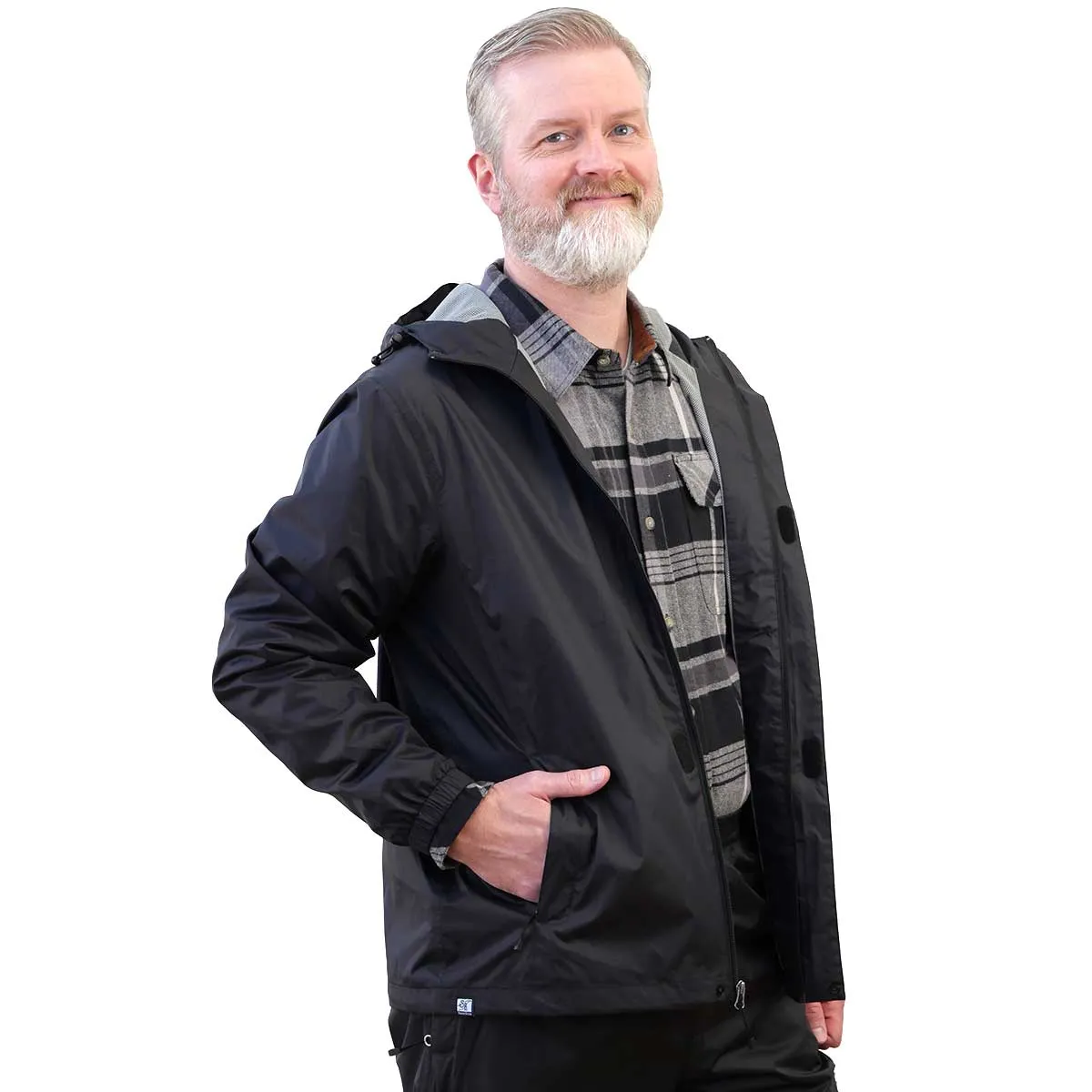 Sugar River by Gemplers Waterproof Breathable Packable Rain Jacket