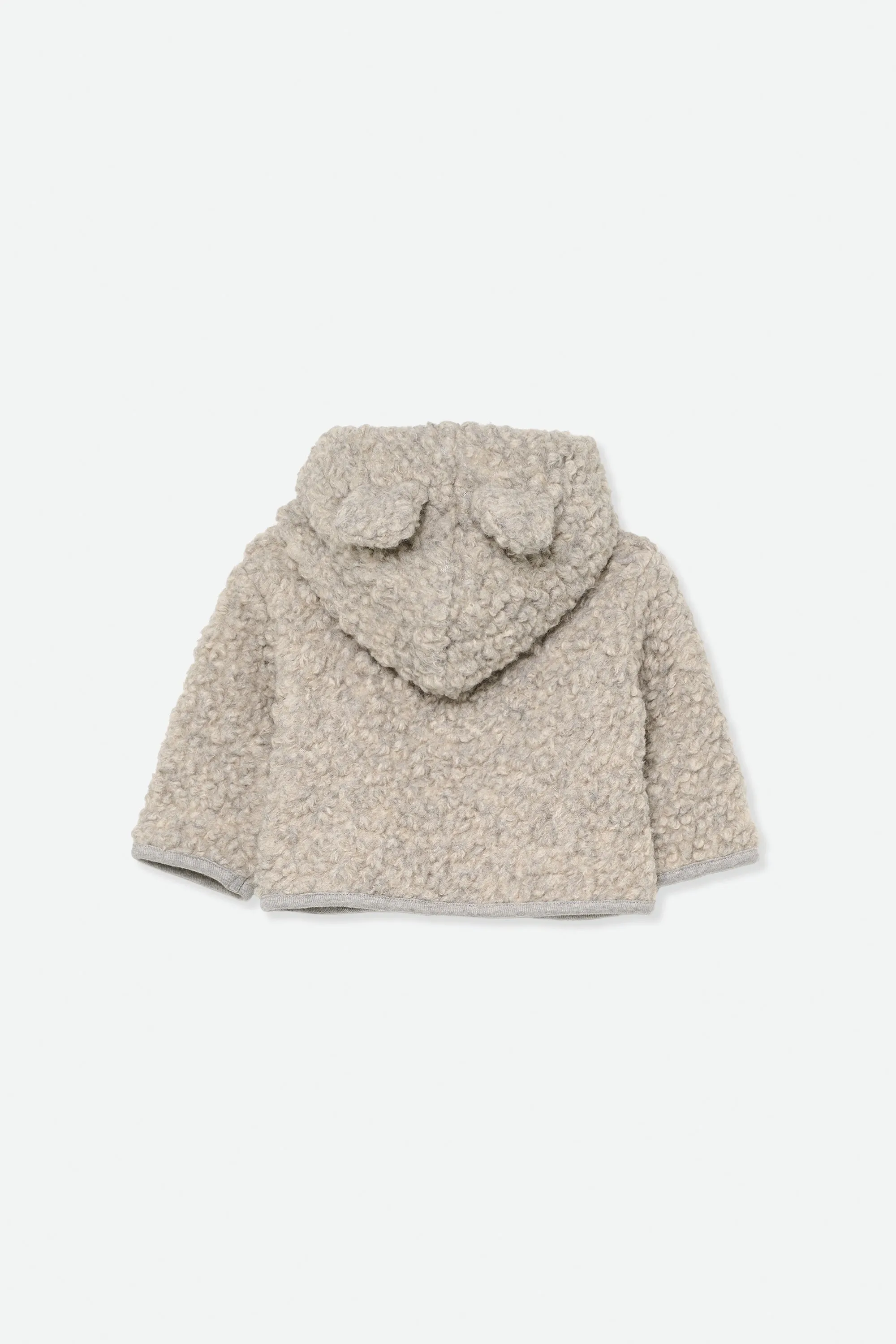 TEDDY FLEECE NEWBORN JACKET