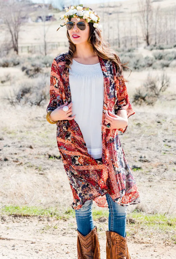The Macy | Vintage Tribal Kimono
