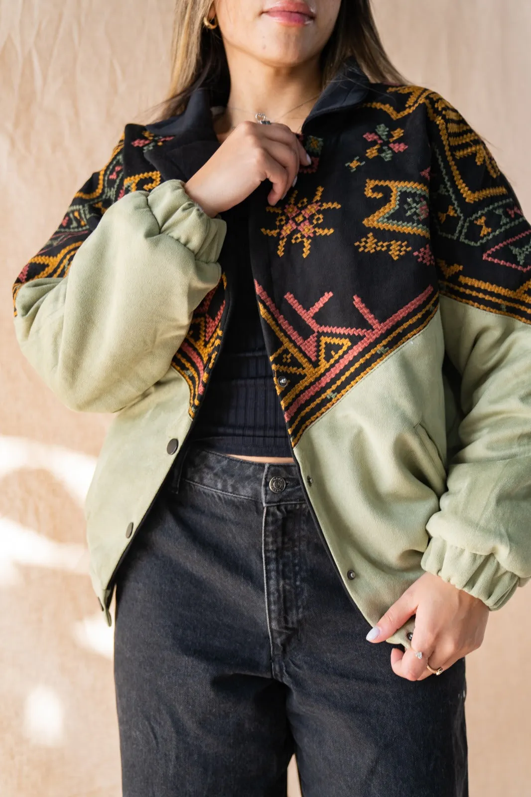 The Timeless Bomber Jacket Olive