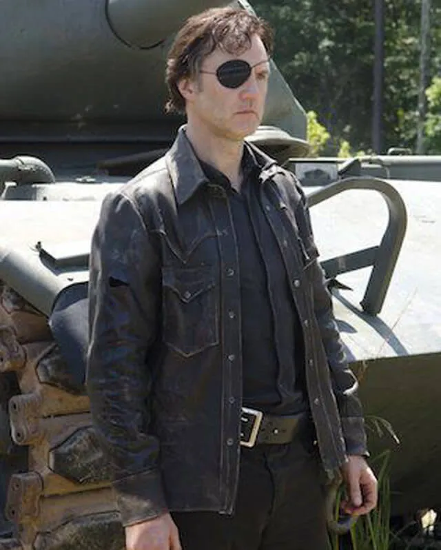 The Walking Dead Governor Leather Jacket S04