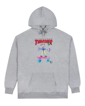 Thrasher Kid Cover Pullover Hoodie Ash