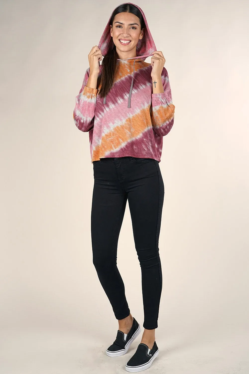 Tie Dye Pullover Hoodie