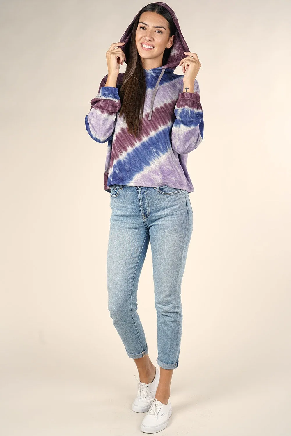 Tie Dye Pullover Hoodie