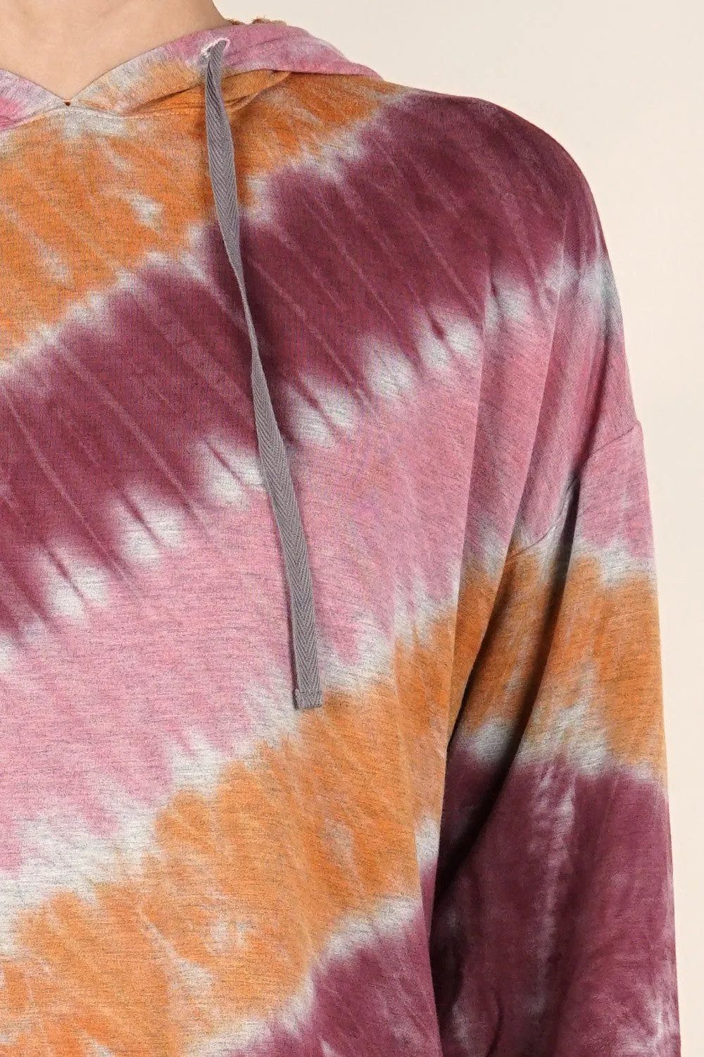 Tie Dye Pullover Hoodie