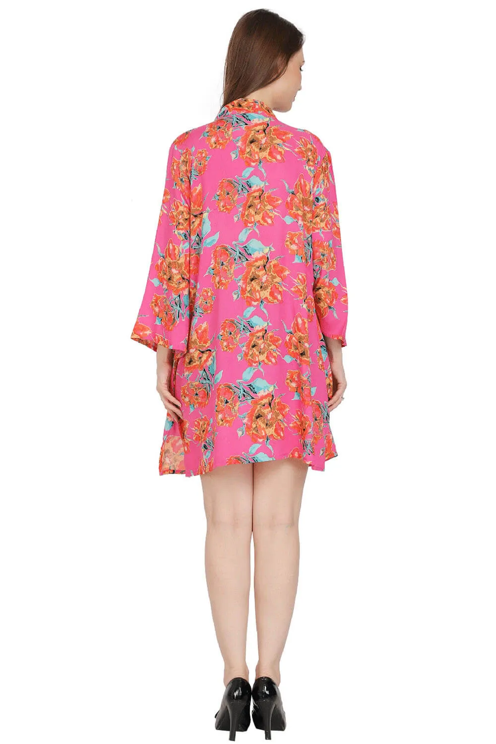 Versatile Beach Style Floral Kimono