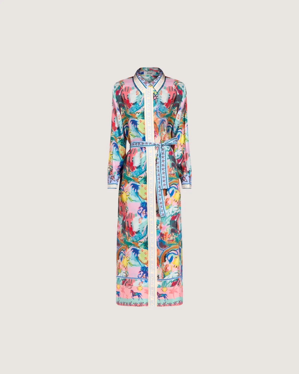 Vibescent Shirt Dress - Multi
