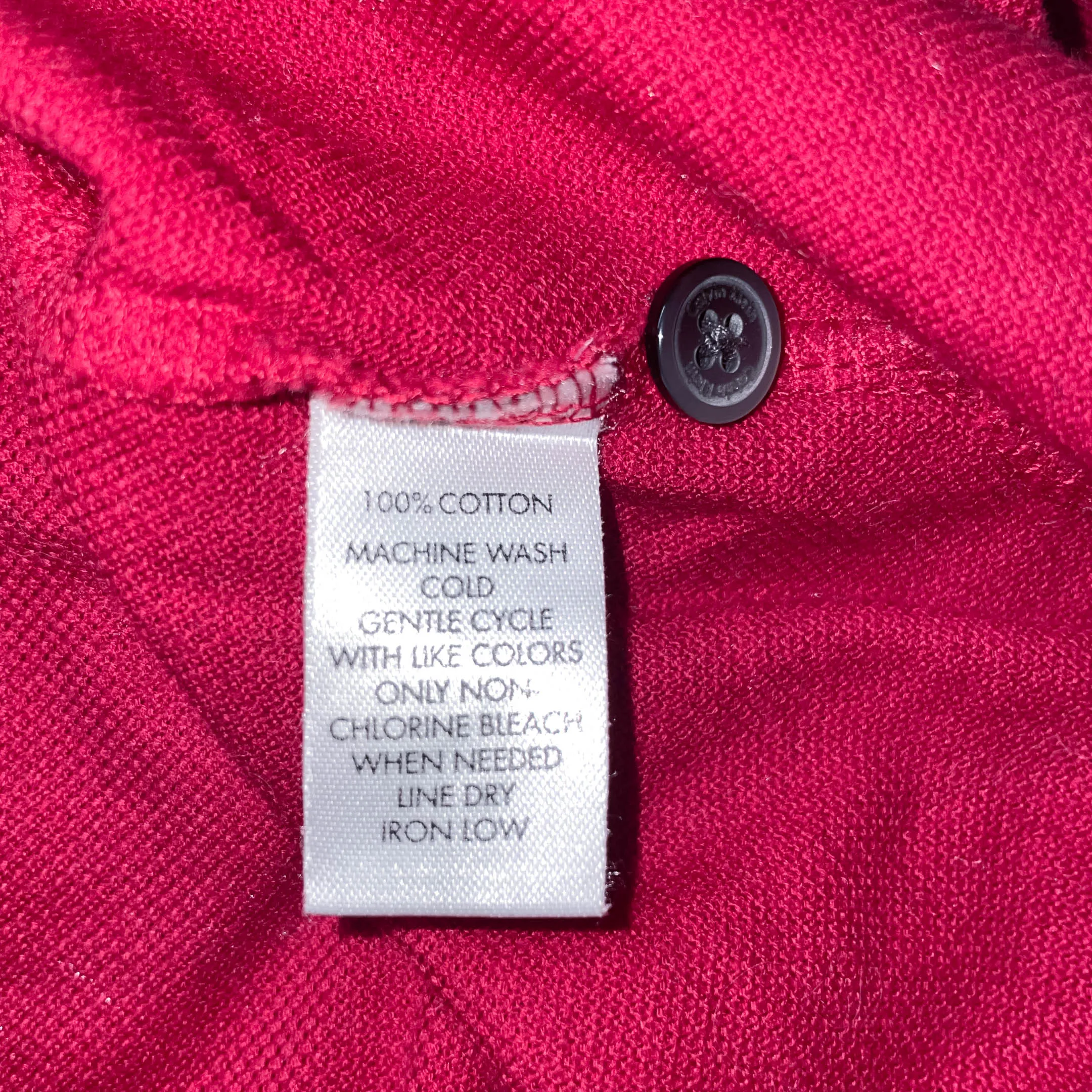 Vintage Red Calvin Klein oversize fit XXL mens polo shirt