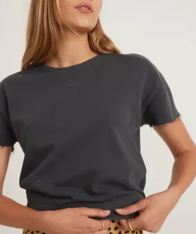 Vintage Terry Short Sleeve Sweatshirt - Phantom
