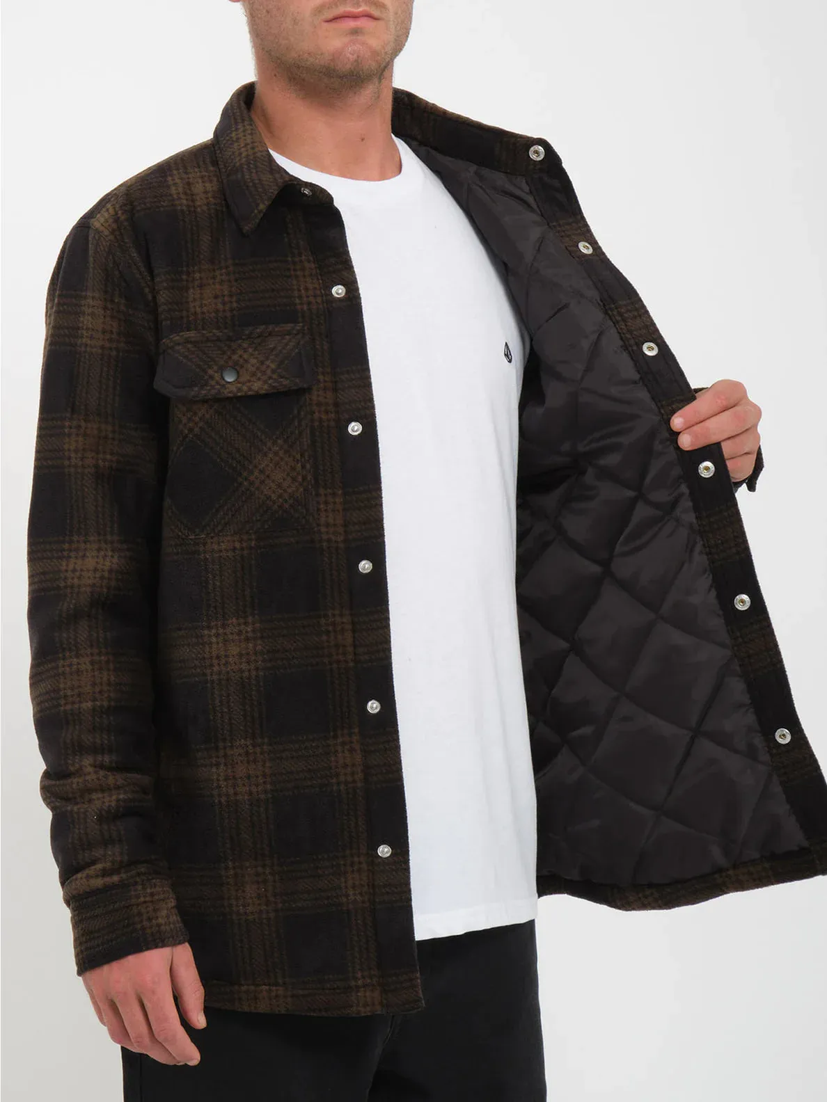 Volcom - Bowered Fleece Long Sleeve (Bison)