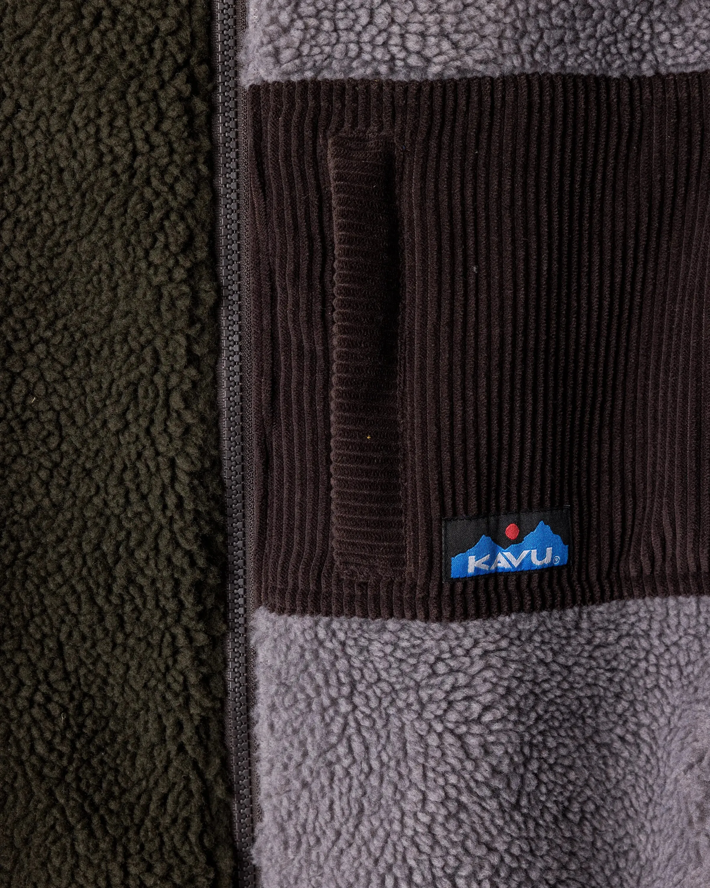 Wayside Zip Fleece Jacket in Timber Nights