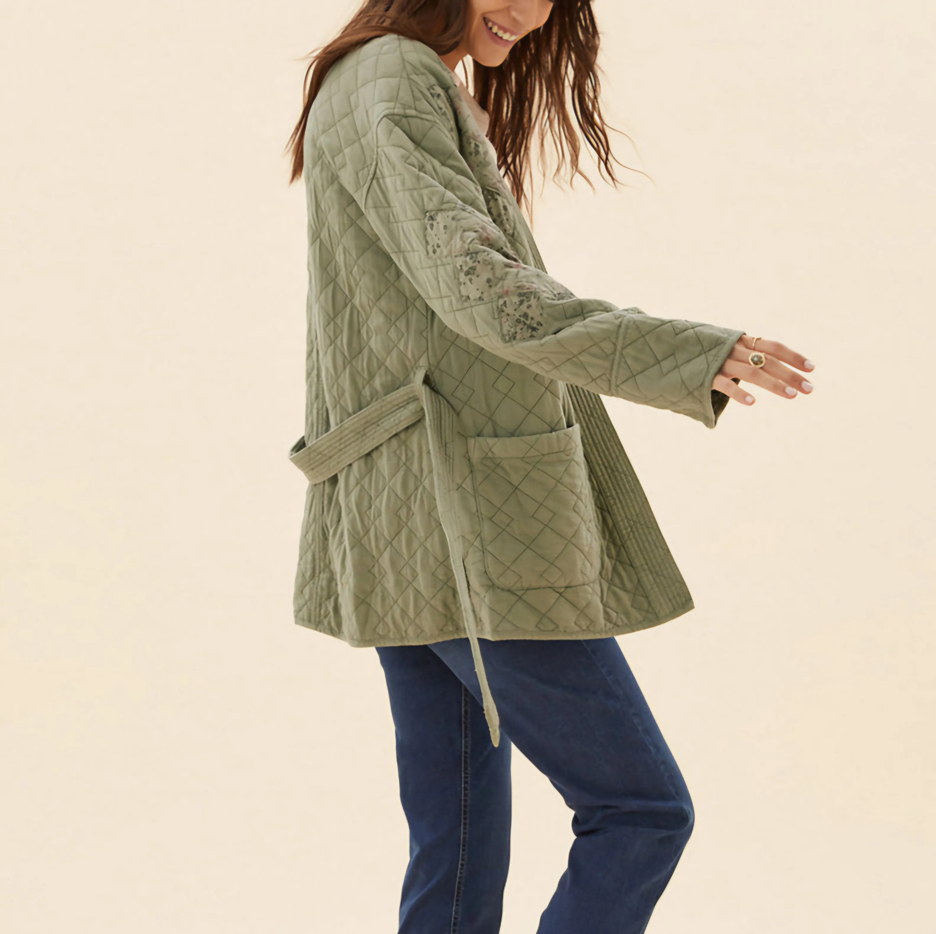 Willow Quilted Kimono Jacket