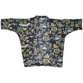 Wonderland (Kimono Cover-Up) - Black