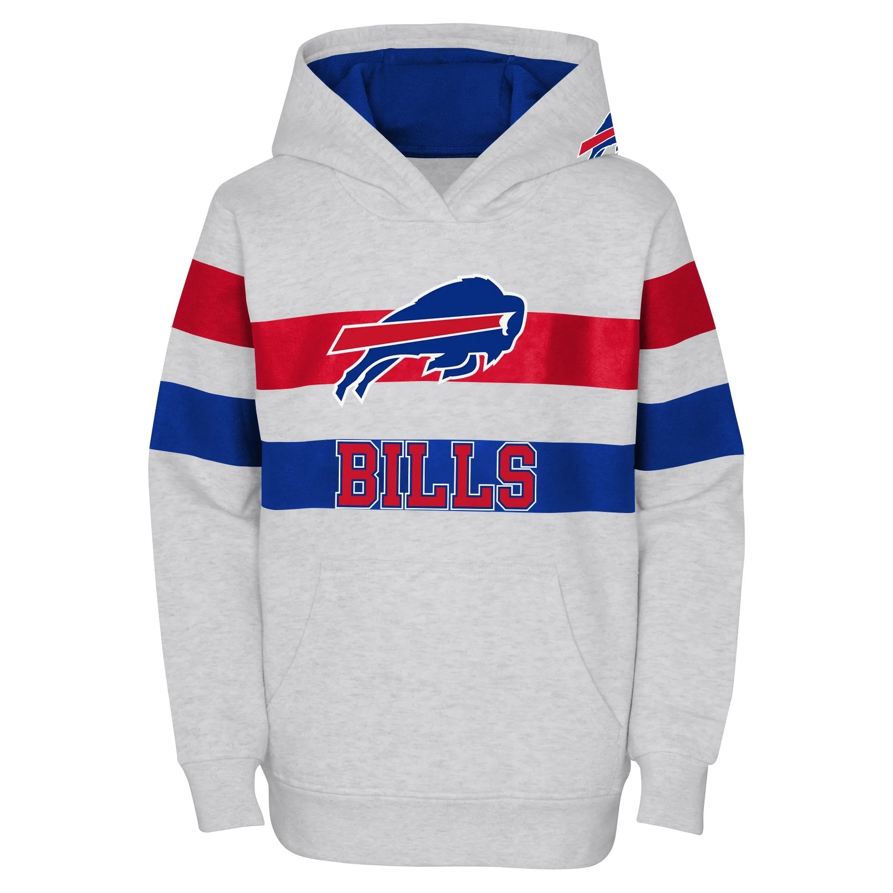 Youth Buffalo Bills Dynamic Duo Pullover Hoodie - Cream