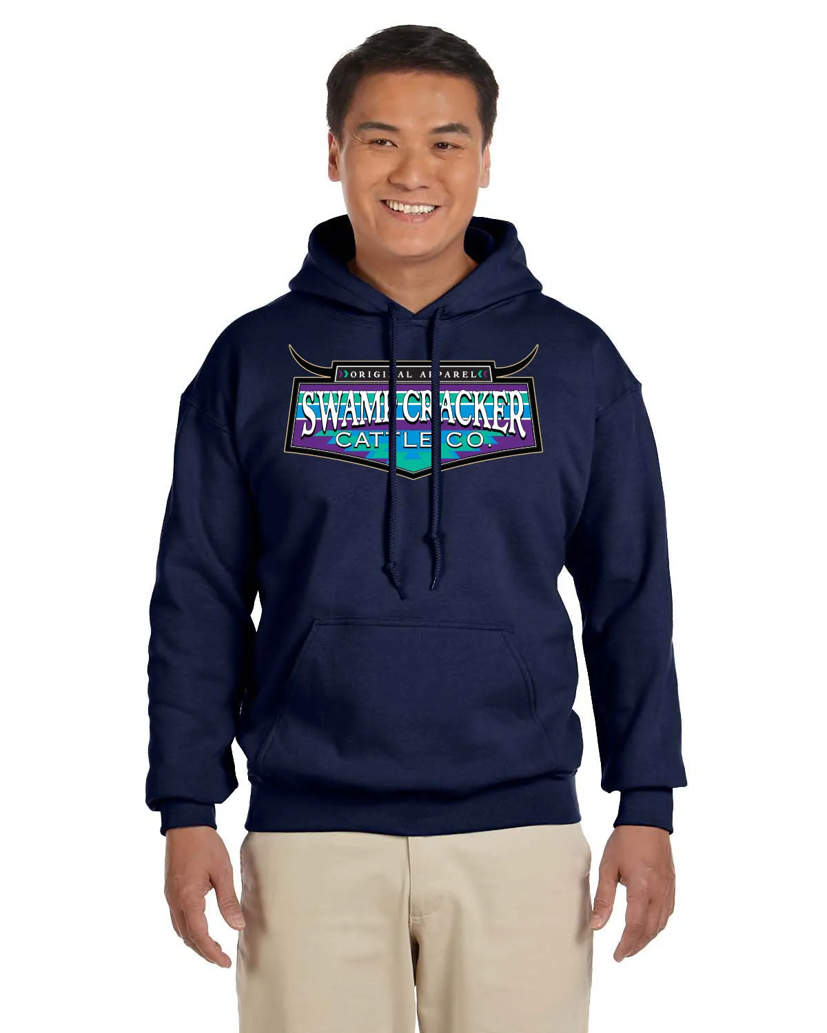 Youth Navajo Logo Cattle Co Pullover Hoodie