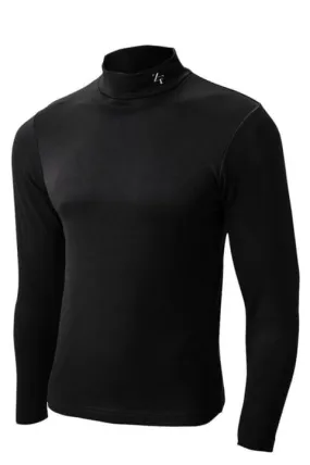 ZEROFIT Heatrub Ultimate - Long Sleeve BLACK Base Layer With Compression And Quick Dry Properties - Unisex