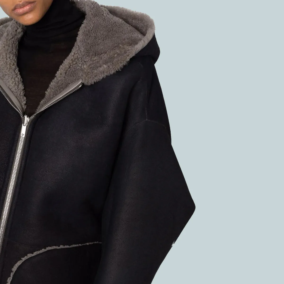 Zip Front Peter Jkt Reversible Black/Dust